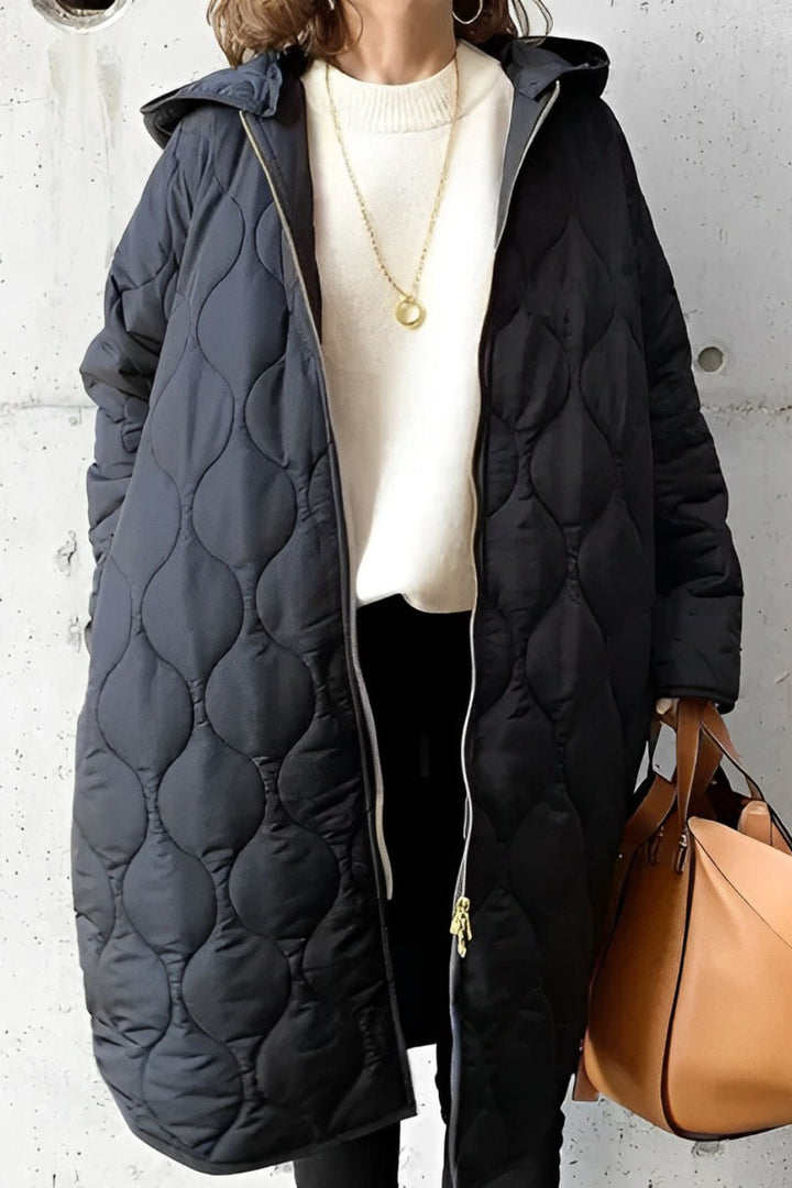 Meso™ | Elegante Parka met Capuchon en Verfijnde Details