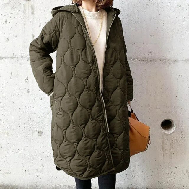 Meso™ | Elegante Parka met Capuchon en Verfijnde Details