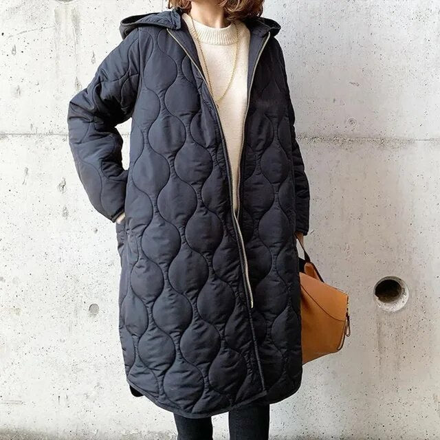 Meso™ | Elegante Parka met Capuchon en Verfijnde Details