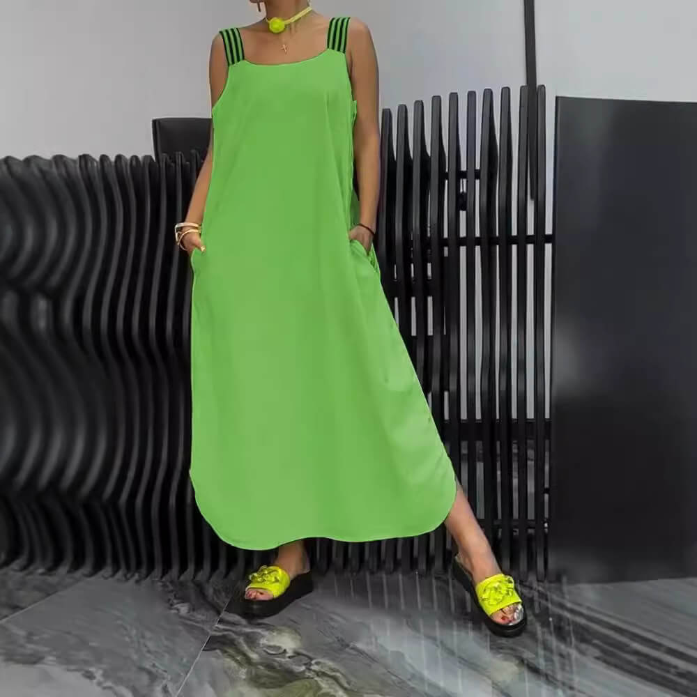 Reva™ | Elegante Zomerjurk met Schouderbandjes