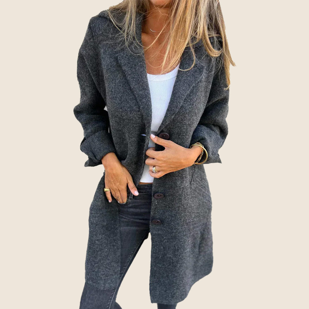 Pino™ | Casual Oversized Mantel met Revers