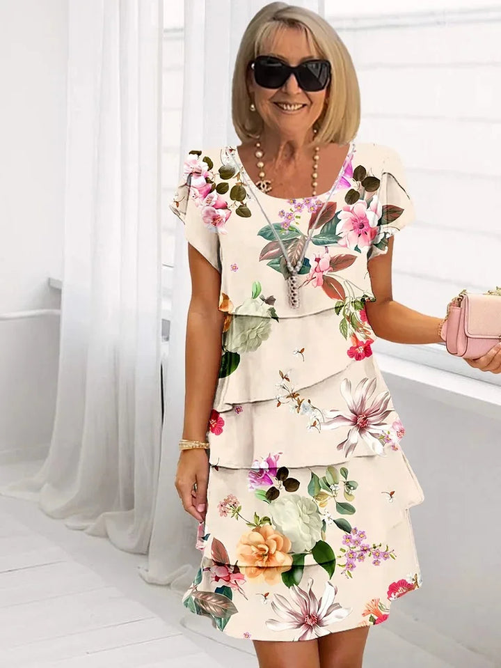 Nivra™ | Maxi Jurk Elegantie met Bloemenprint