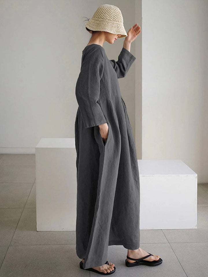 Vente™ | Elegante Ruime Jurk met Zakken